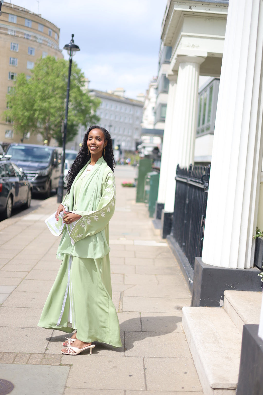 Sumaya Abaya Embroidery with Hijab