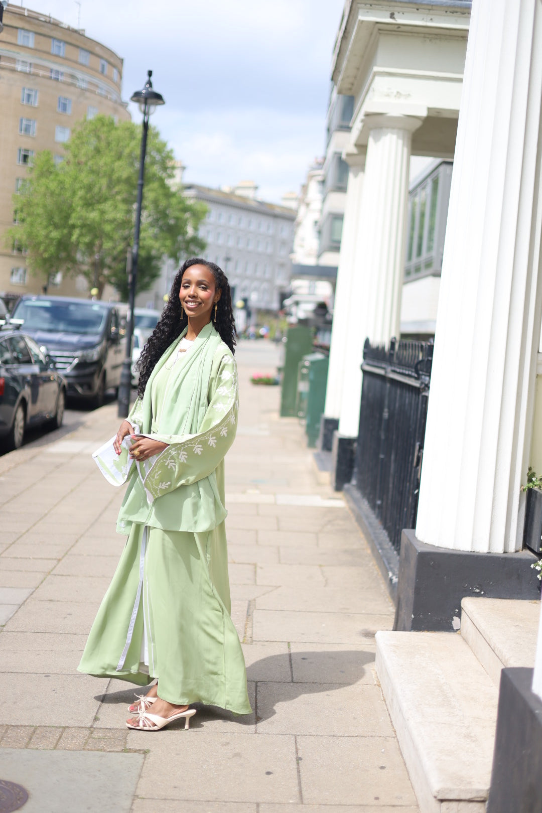 Sumaya Abaya Embroidery with Hijab
