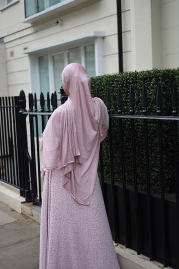 Malak Abaya with Jersey Hijab