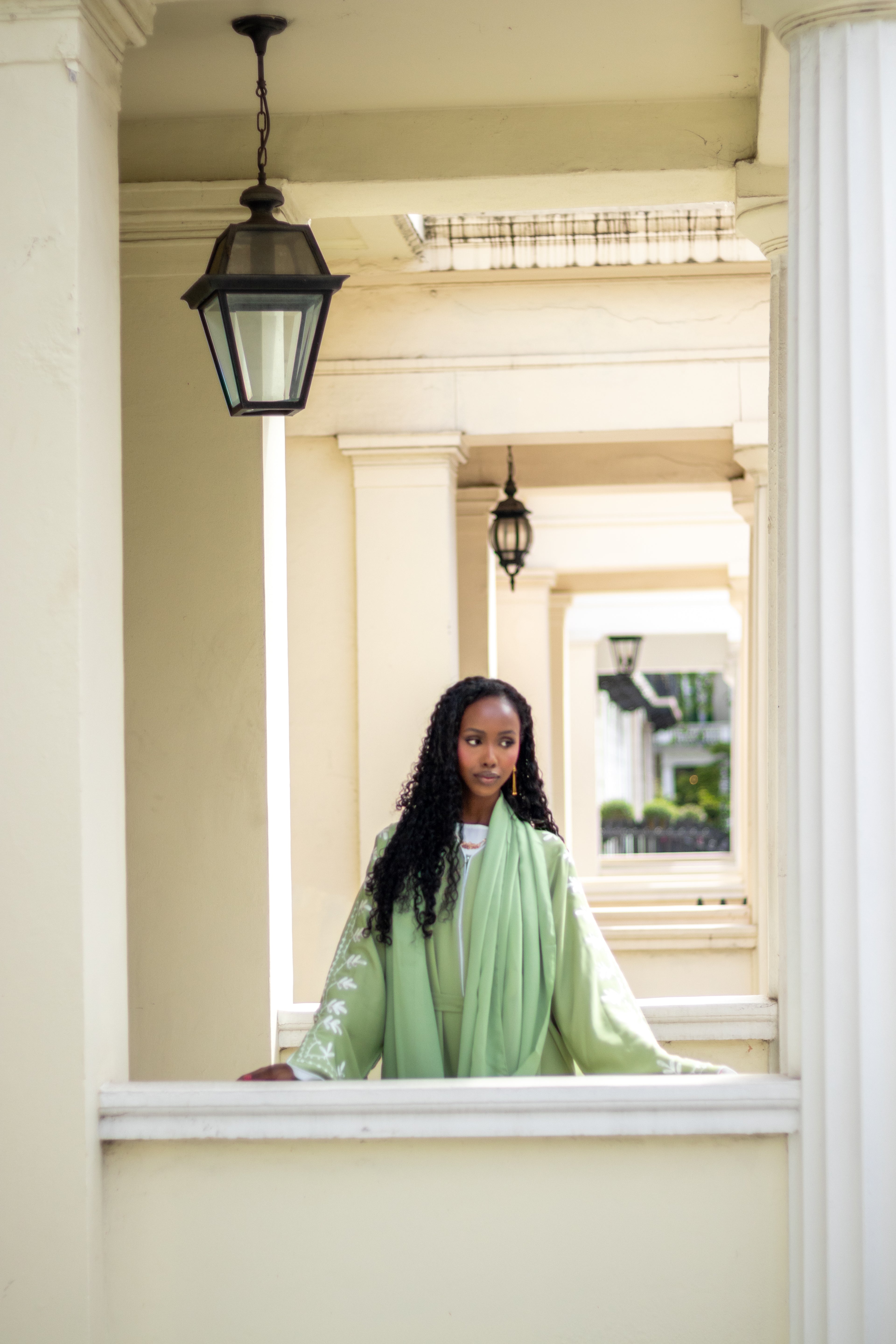 Sumaya Abaya Embroidery with Hijab