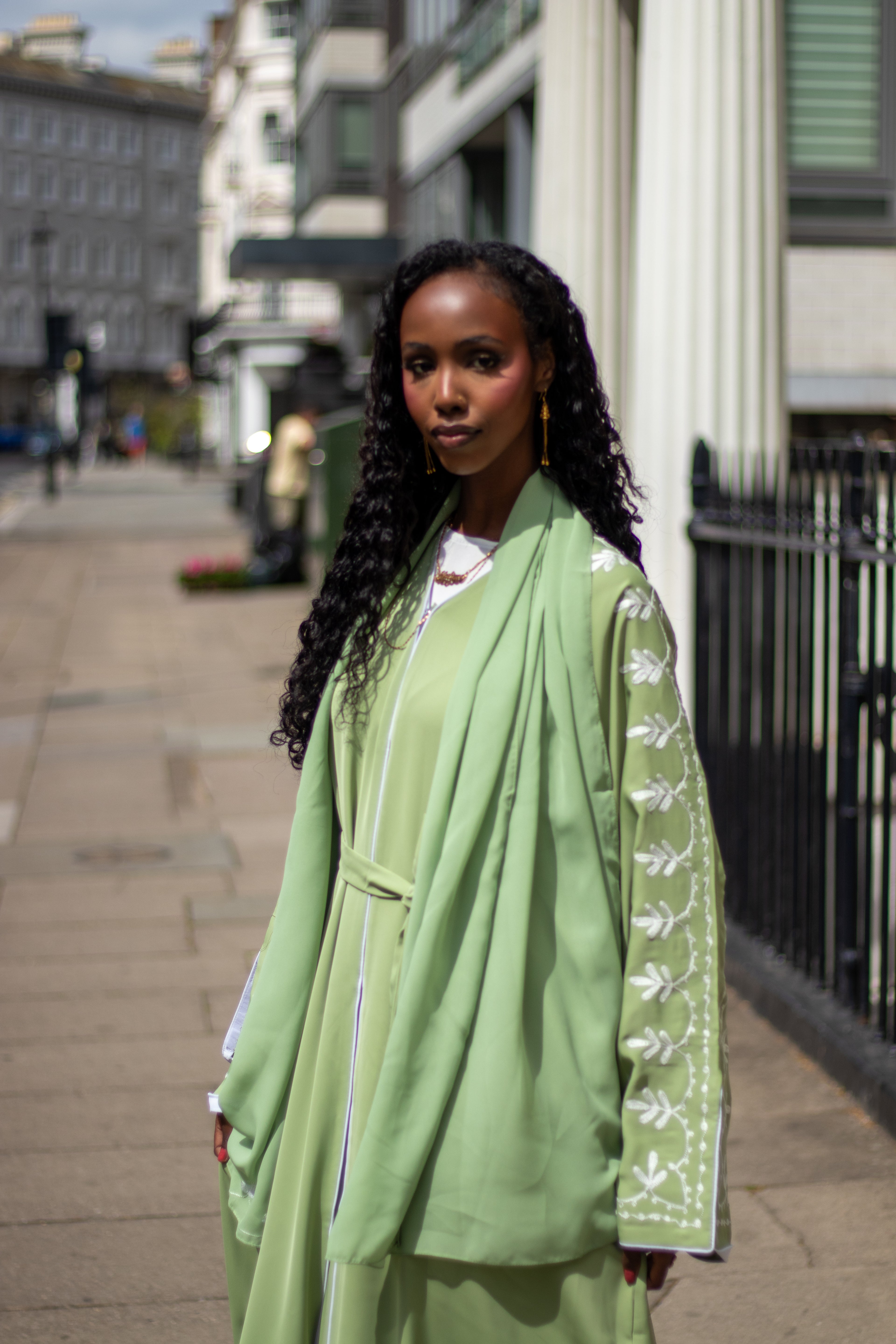 Sumaya Abaya Embroidery with Hijab