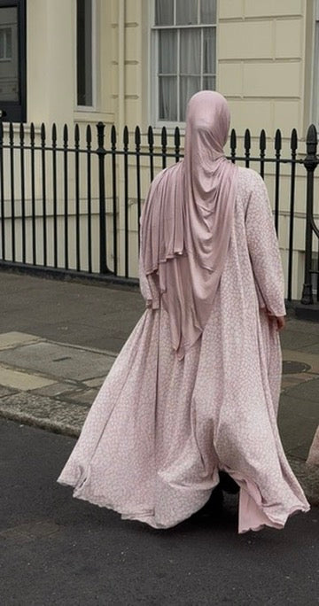 Malak Abaya with Jersey Hijab