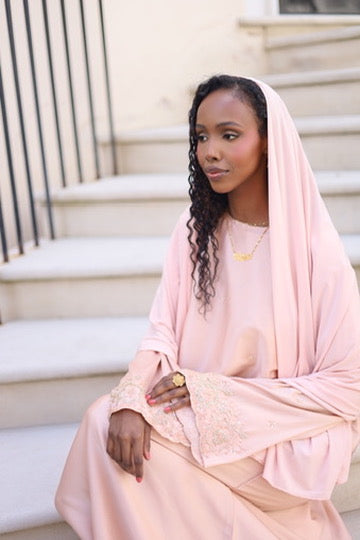 Noona Eid/Ramadan Green Embellishment Abaya