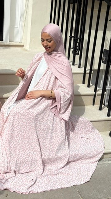 Malak Abaya with Jersey Hijab