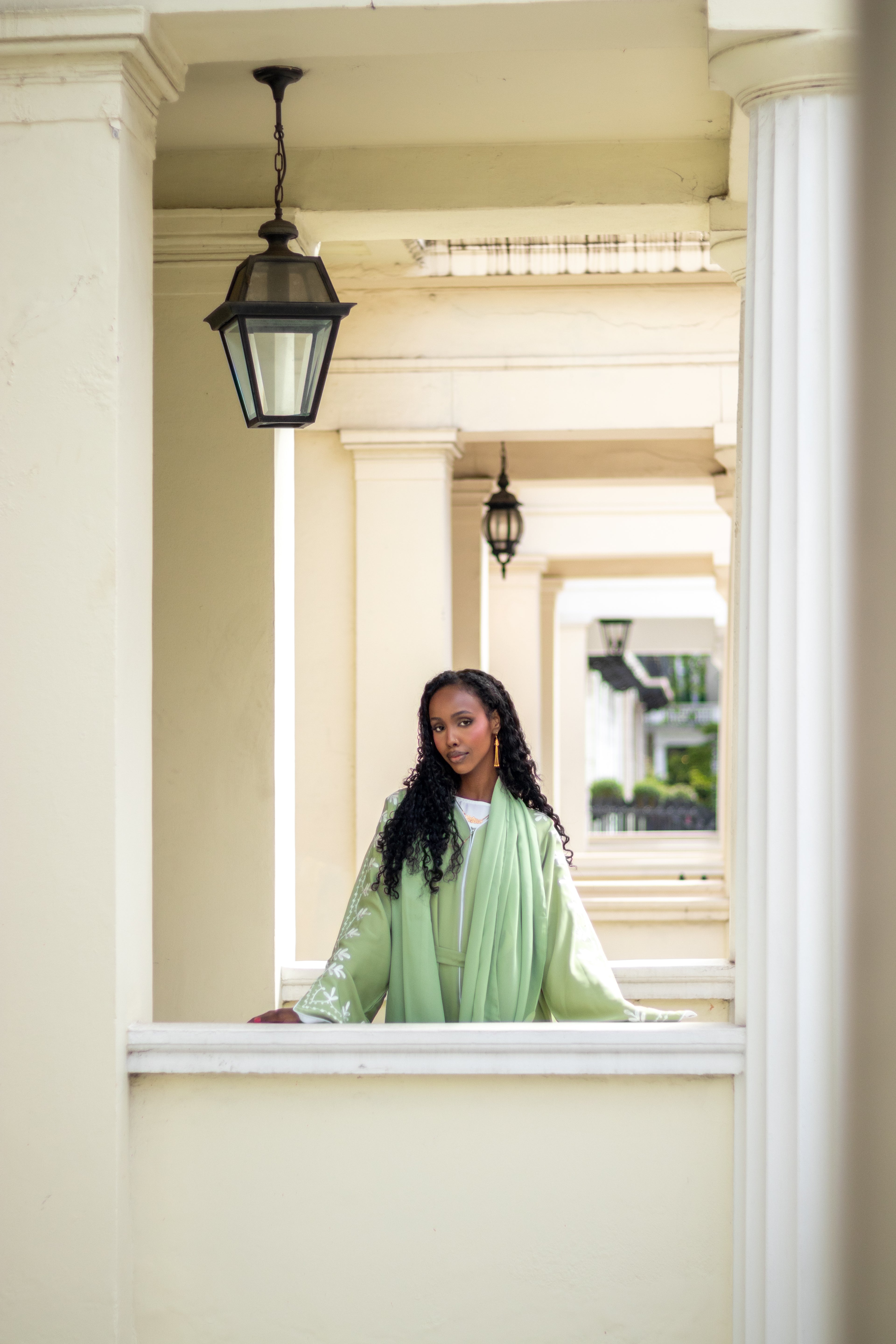 Sumaya Abaya Embroidery with Hijab