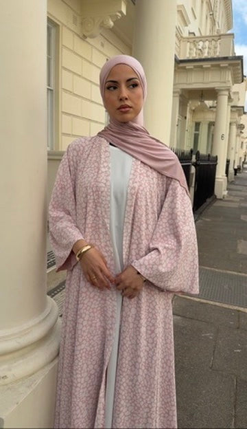 Malak Abaya with Jersey Hijab