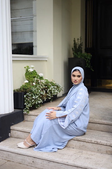 Sumaya Abaya Embroidery with Hijab