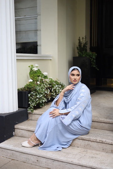 Sumaya Abaya Embroidery with Hijab
