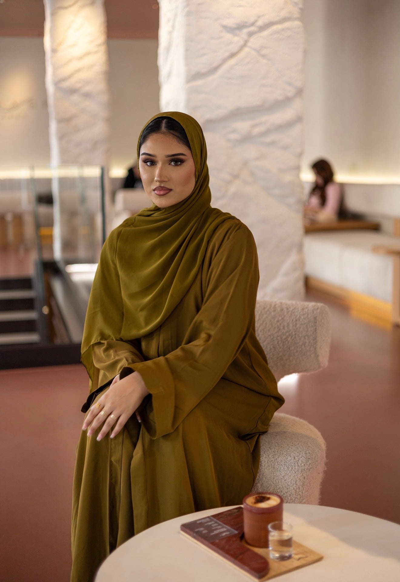 Four Piece Summer Nida Set with Hijab