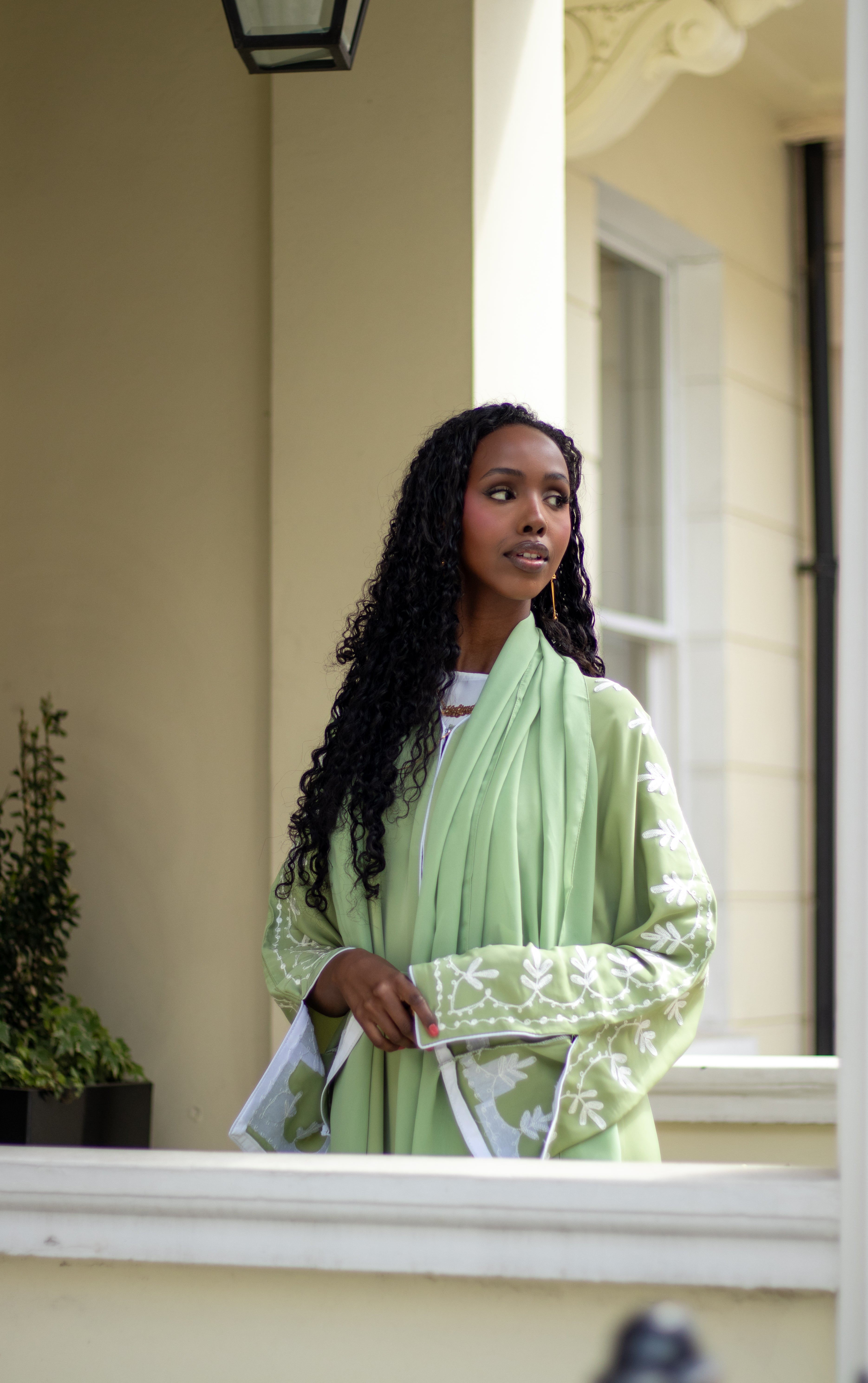 Sumaya Abaya Embroidery with Hijab