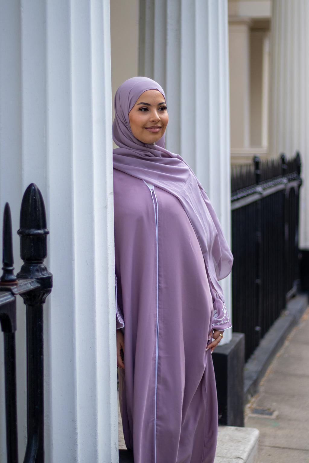 Sumaya Abaya Embroidery with Hijab