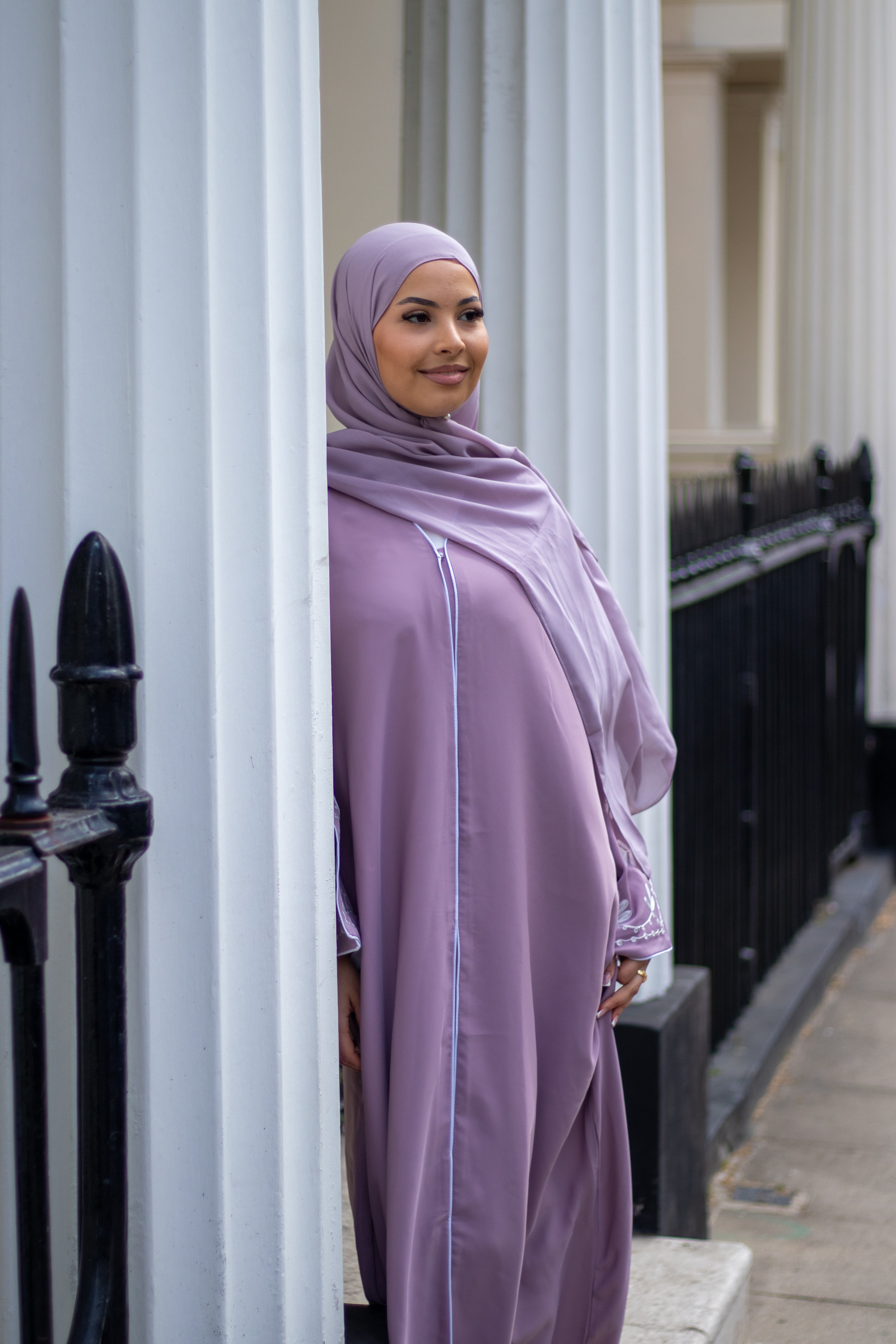 Sumaya Abaya Embroidery with Hijab