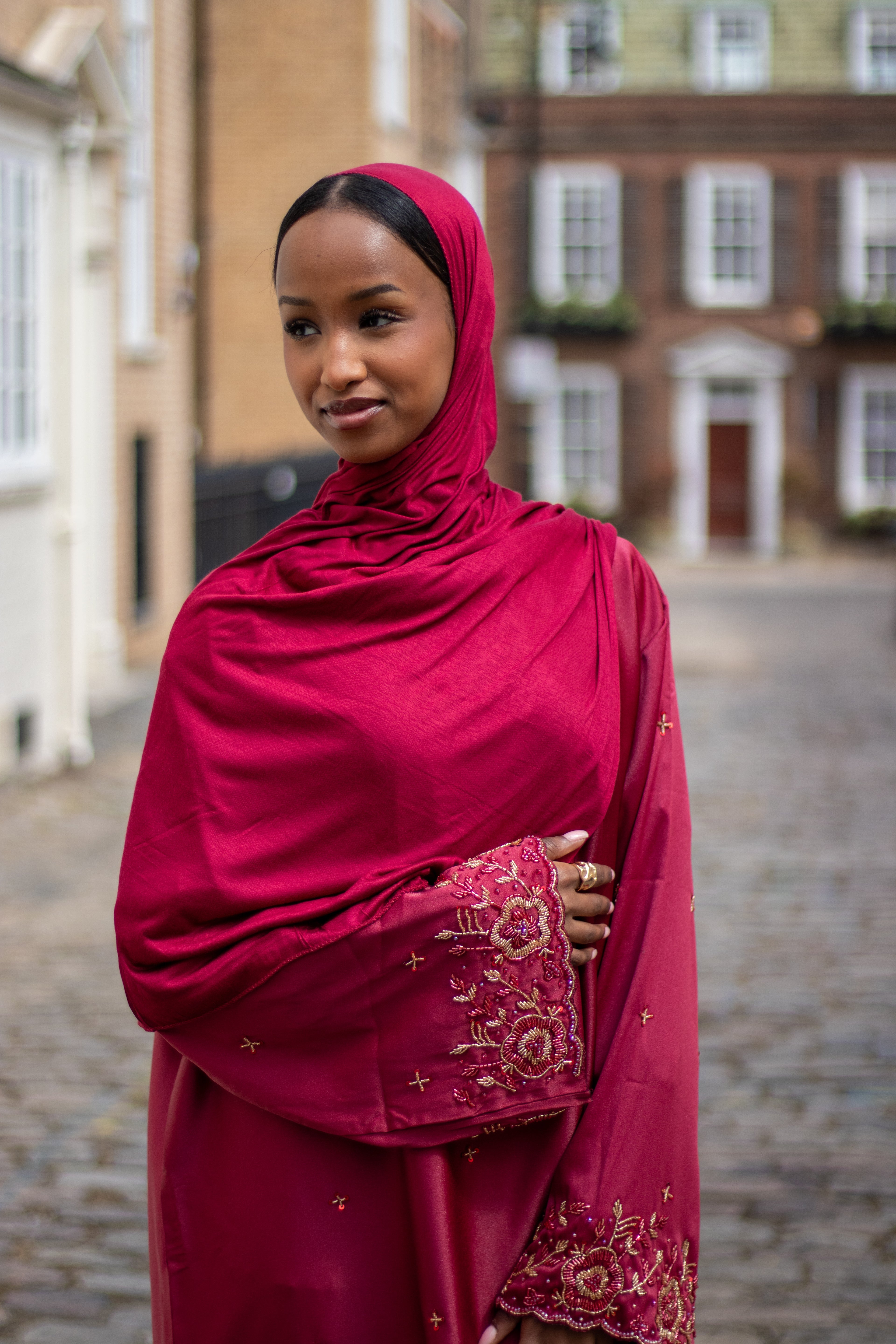 Noona Eid/Ramadan Green Embellishment Abaya