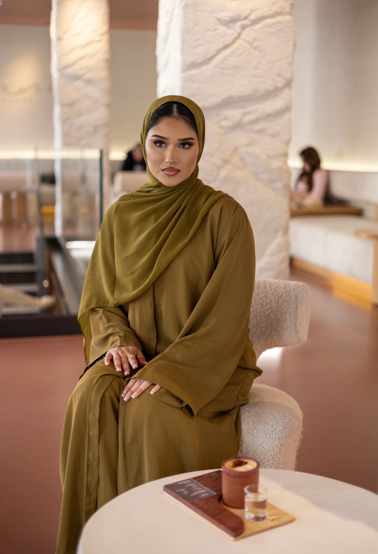 Four Piece Summer Nida Set with Hijab