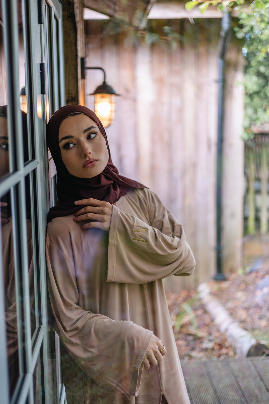 Amelia Abaya and Trousers Set