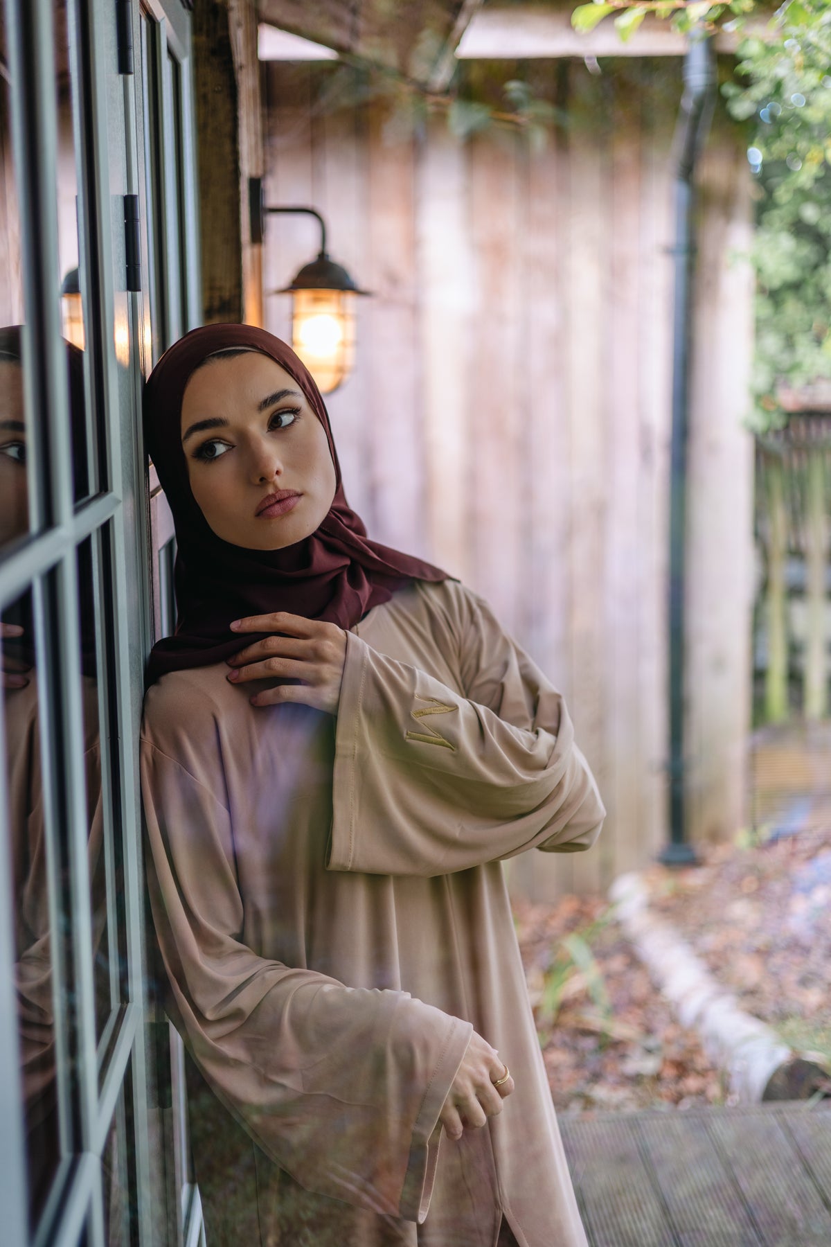 Amelia Abaya and Trousers Set