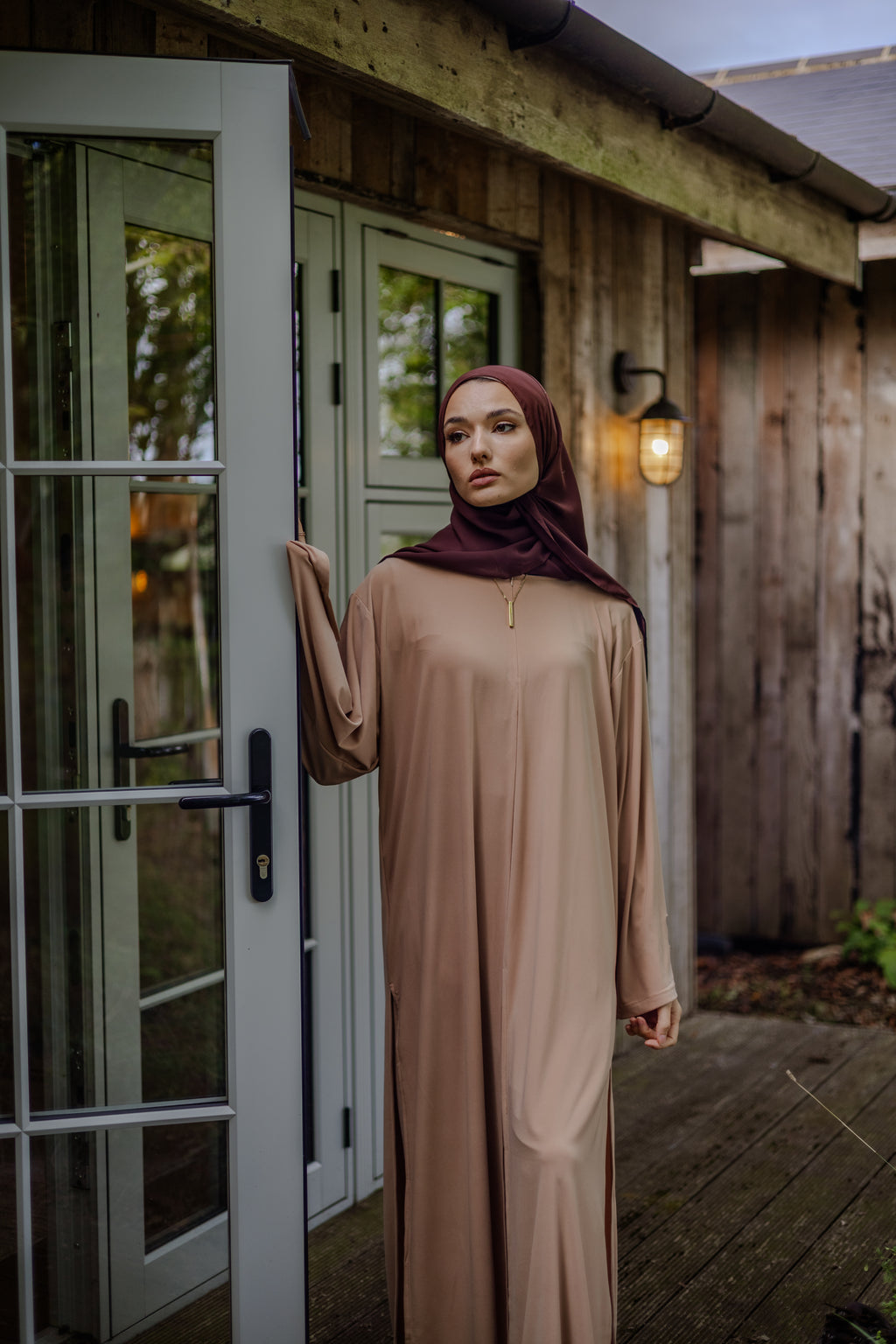 Amelia Abaya and Trousers Set