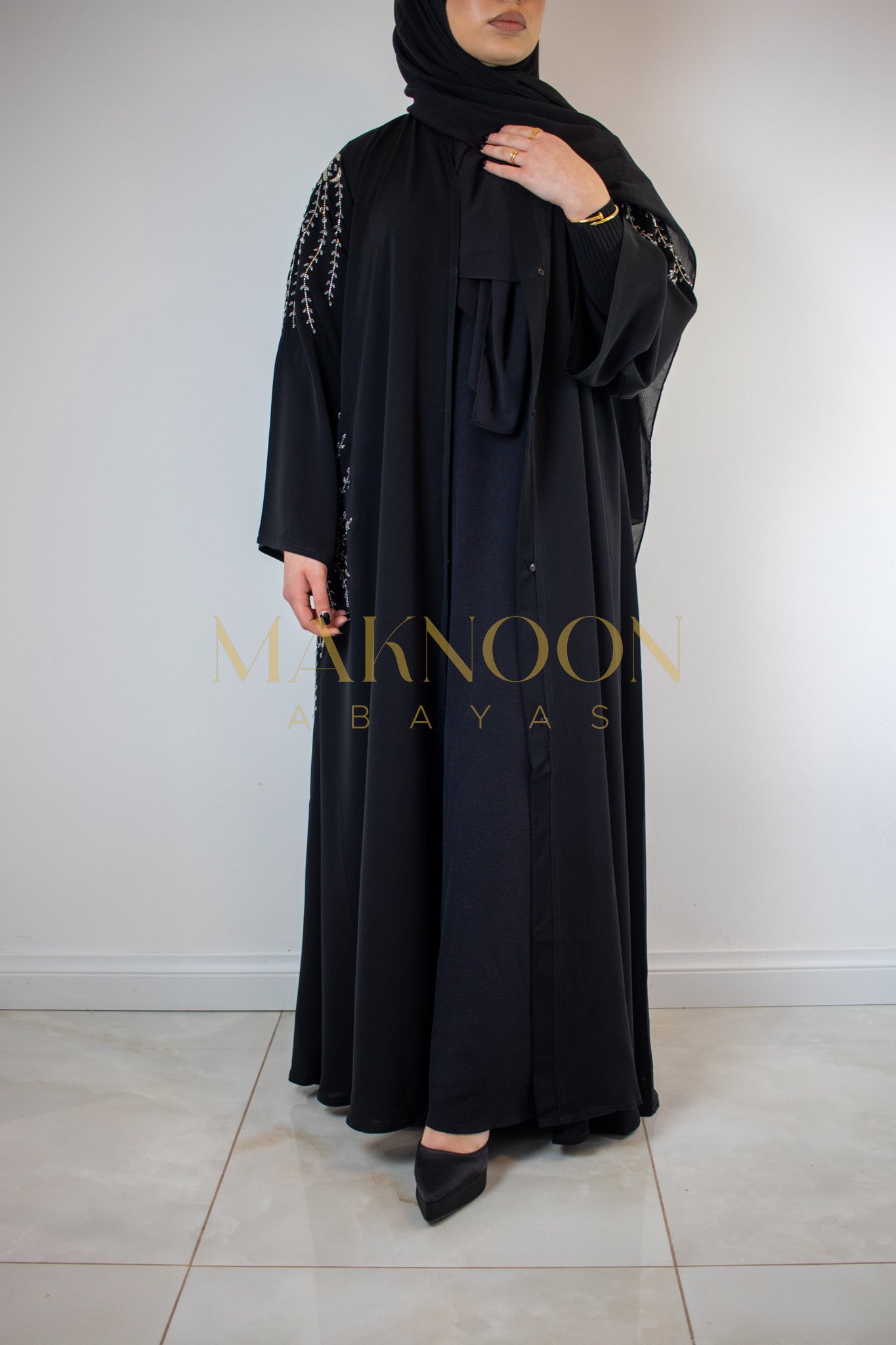 PREMIUM Naeem Abaya Black