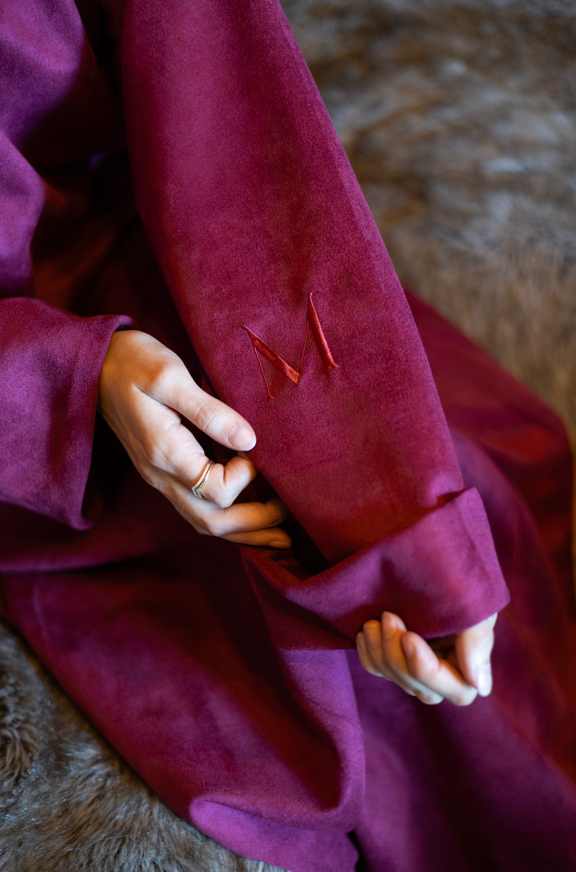 Safa Suede Abaya